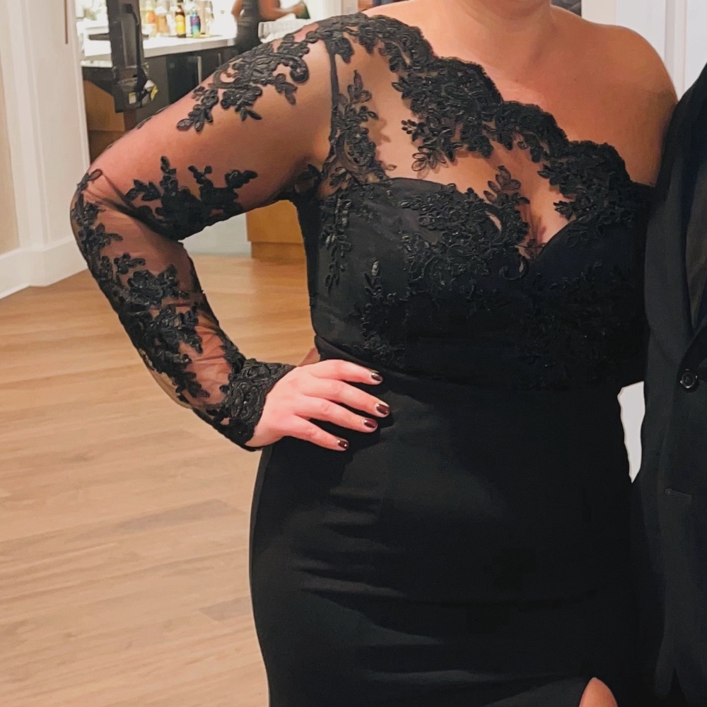 Black gown